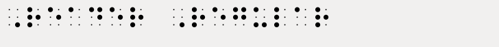 PIXymbols Braille Reader Regular