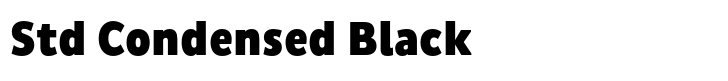 Pluto Sans Std Condensed Black