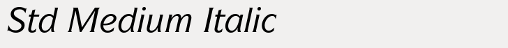 ITC Symbol Std Medium Italic