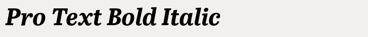 Abril Pro Text Bold Italic