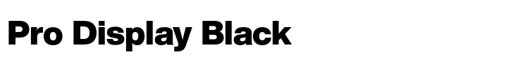 Helvetica Now Pro Display Black