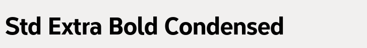 Corbert Condensed Std Extra Bold Condensed