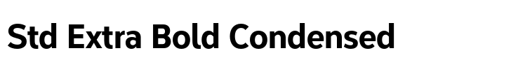 Corbert Condensed Std Extra Bold Condensed