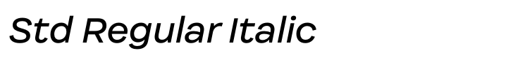 Internacional Std Regular Italic