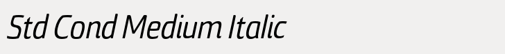 Torcao Std Cond Medium Italic