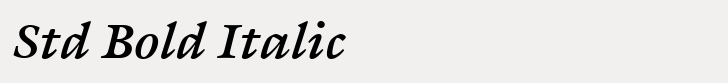 ITC Galliard eText Std Bold Italic