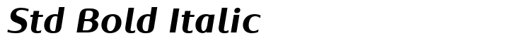 Oblik Classic Std Bold Italic