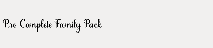 Samantha Script Pro Complete Family Pack