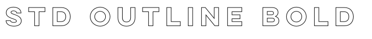 Lulo Clean Std Outline Bold
