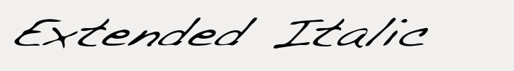 Dakota Extended Italic