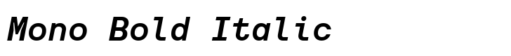 TT Interphases Pro Mono Bold Italic