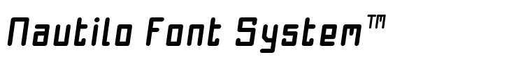 Nautilo Font System™