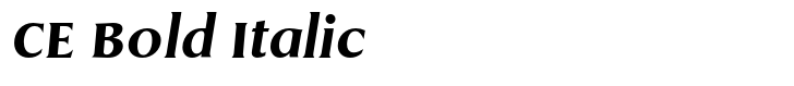 EF Dragon CE Bold Italic