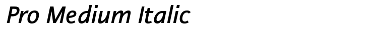 Nautilus Monoline Pro Medium Italic