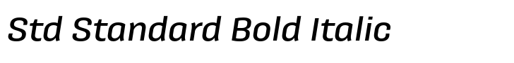 Galeana Std Standard Bold Italic