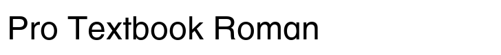 Helvetica Pro Textbook Roman