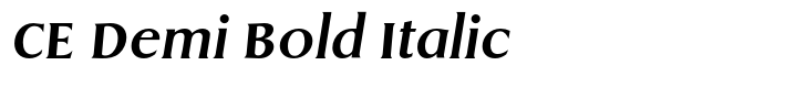 EF Dragon CE Demi Bold Italic