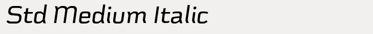 Schwager Sans Std Medium Italic