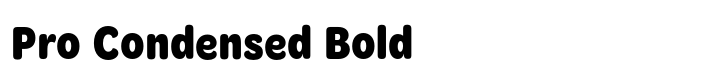 Merge Pro Pro Condensed Bold
