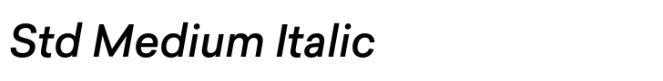 Sailec Std Medium Italic