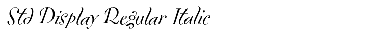 FF Fontesque Std Display Regular Italic