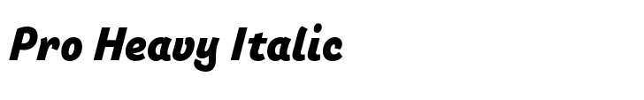 Arlette Pro Heavy Italic