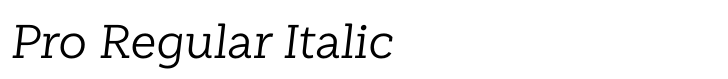 Weekly Pro Regular Italic