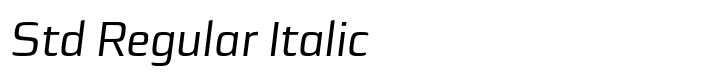 Sica Std Regular Italic