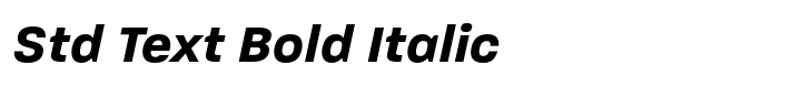 Paralucent Std Text Bold Italic