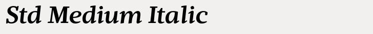 Mafra Std Medium Italic