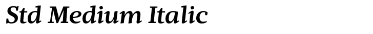 Mafra Std Medium Italic