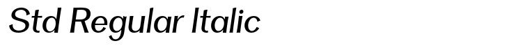 Clasica Sans Std Regular Italic