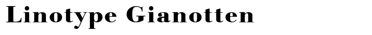 Linotype Gianotten
