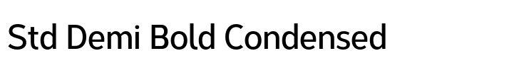 Corbert Condensed Std Demi Bold Condensed