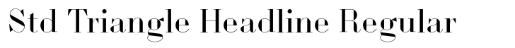 Quair Std Triangle Headline Regular