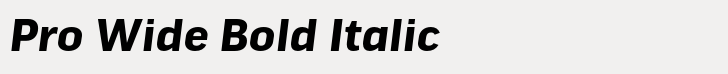 FF Good Headline Pro Wide Bold Italic