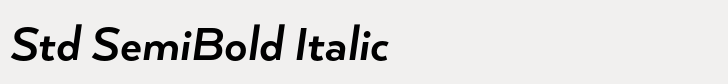 Arquitecta Std SemiBold Italic