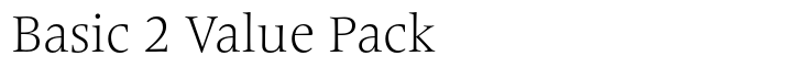 Frutiger Serif Basic 2 Value Pack