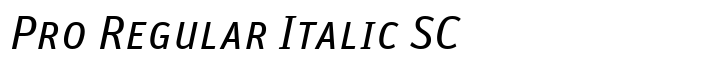 FF Unit Pro Regular Italic SC