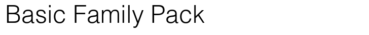 Helvetica Basic Family Pack