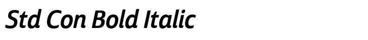 Cabrito Sans Std Con Bold Italic