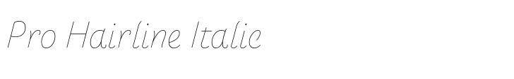 Arlette Pro Hairline Italic