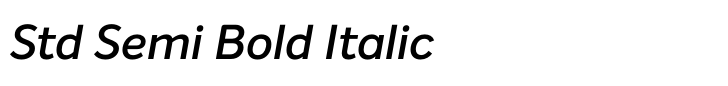 Intelo Std Semi Bold Italic