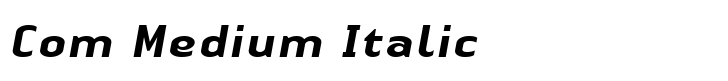 Linotype Authentic Sans Com Medium Italic