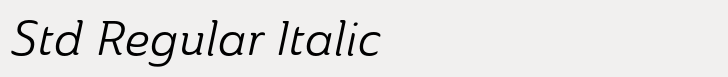 Ainslie Std Regular Italic