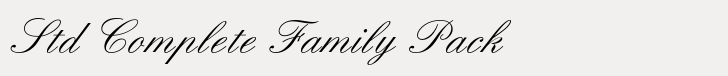 English Script Std Complete Family Pack