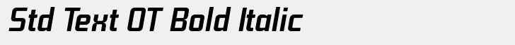 Titan Std Text OT Bold Italic