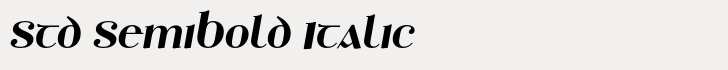 Ethlinn Std SemiBold Italic
