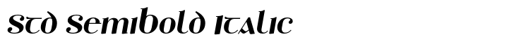 Ethlinn Std SemiBold Italic
