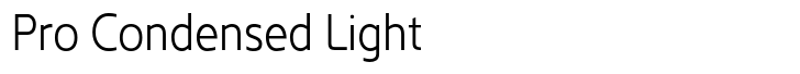 Kyrial Sans Pro Pro Condensed Light